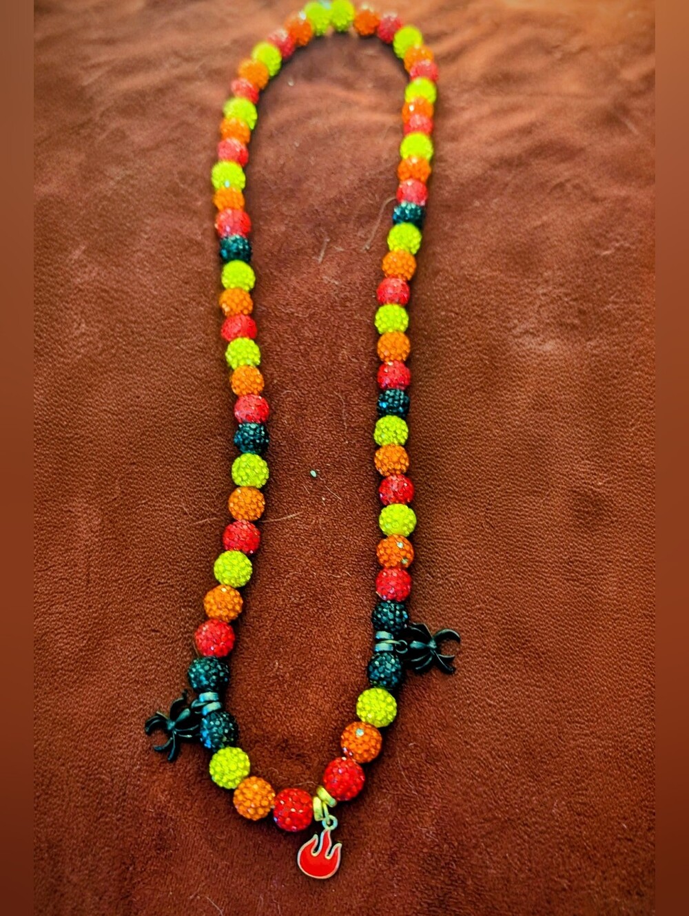Philadelphia Phillies Johan Duran Spider inspired Rally Necklace